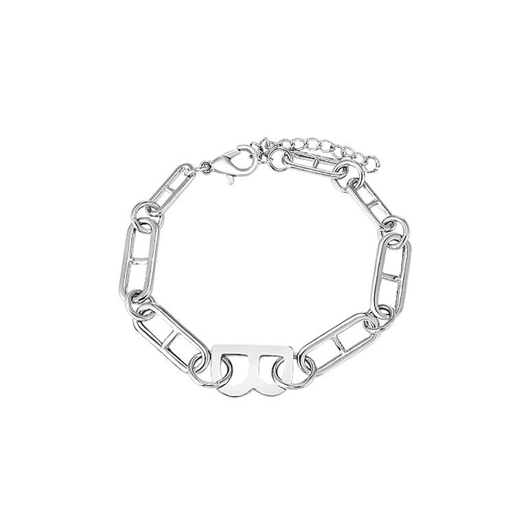 Charm Bracelets Exaggerated Thick Chain Bracelet Hip Hop Letter B Charms For Women Vintage Gold Silver Color & Bangles CF8Charm
Charm Bracelets Exaggerated Thick Chain Bracelet Hip Hop Letter B Charms For Women Vintage Gold Silver Color & Bangles CF8Charm