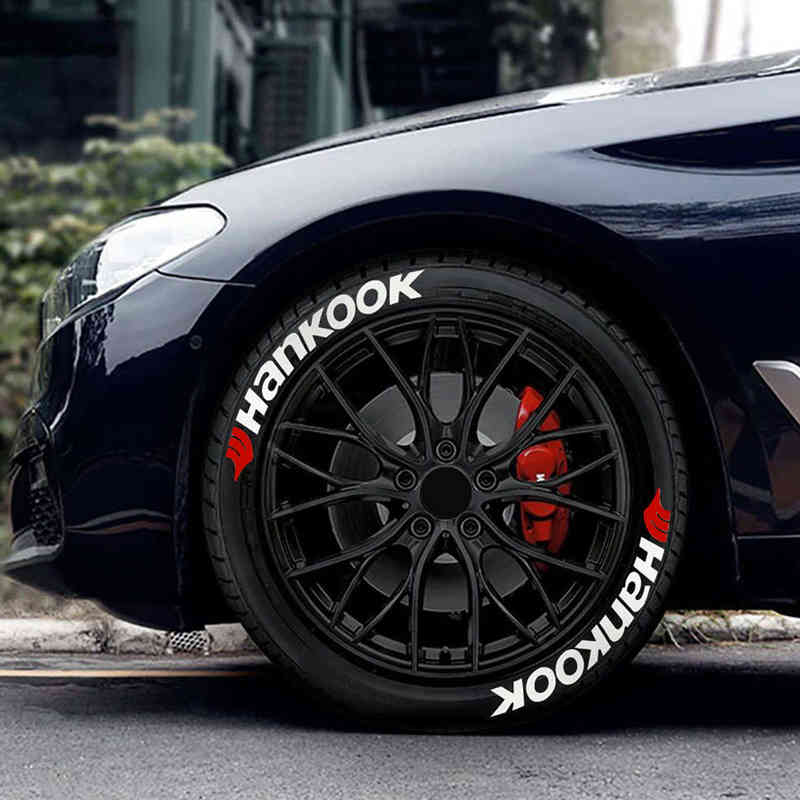 SPEED HUNTERS Tire Letter Sticker 3D rubber waterproof Car Motorcycle Tire Modified Letter Stickers Automotive Interior Supplies Y220609