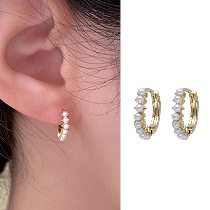 Hoop & Huggie Minimalism Round Pearl Earrings Gold Color Tiny Elegant Girl Women Small Hoops Huggies Piercing For GirlfriendHoop
Hoop & Huggie Minimalism Round Pearl Earrings Gold Color Tiny Elegant Girl Women Small Hoops Huggies Piercing For GirlfriendHoop