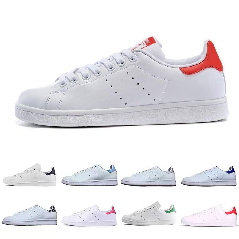 Fashion stan smith men women casual Shoes OG triple black white green zebra university lush red metallic silver gold navy pink low mens trainers sneakers