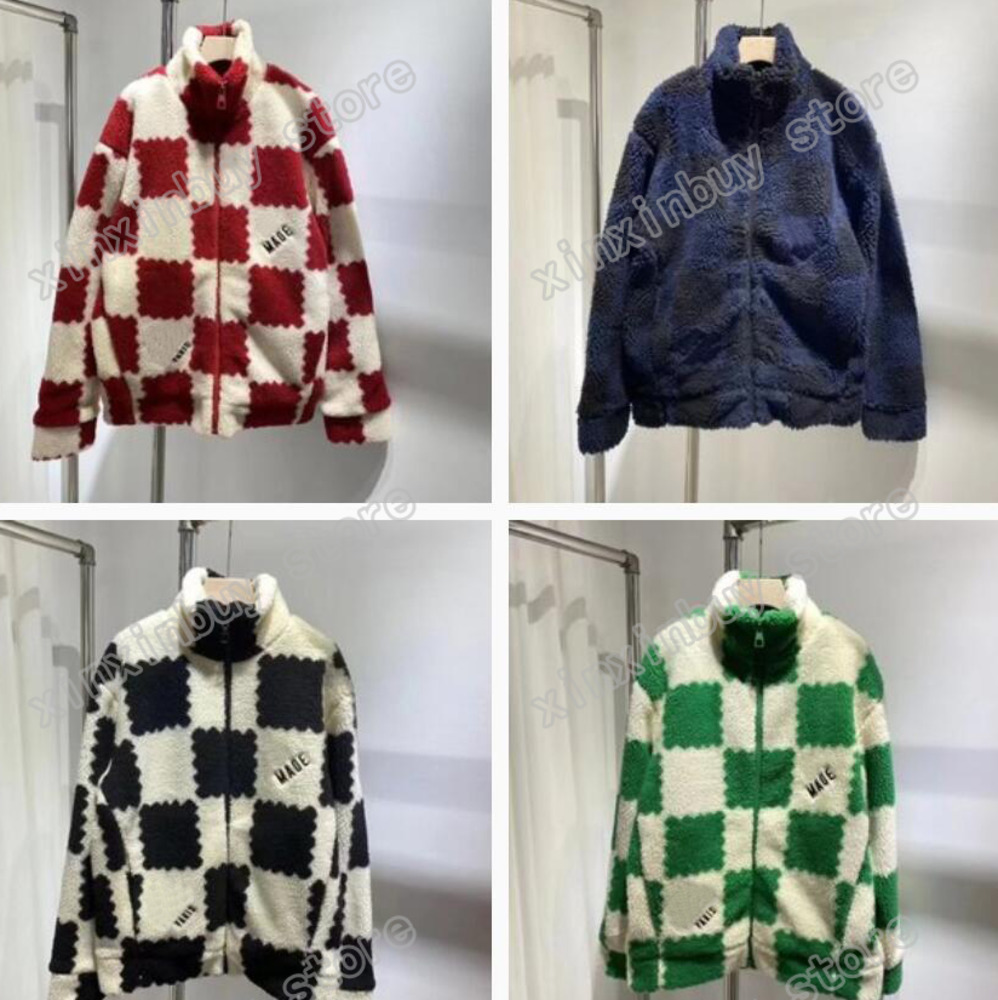 22ss men designer high quality Autumn Sportwear man Jackets lattice Faux leather Jacquard embroidery Artificial cashmere Coats Outerwear Clothing red, Black
22ss men designer high quality Autumn Sportwear man Jackets lattice Faux leather Jacquard embroidery Artificial cashmere Coats Outerwear Clothing red, Black