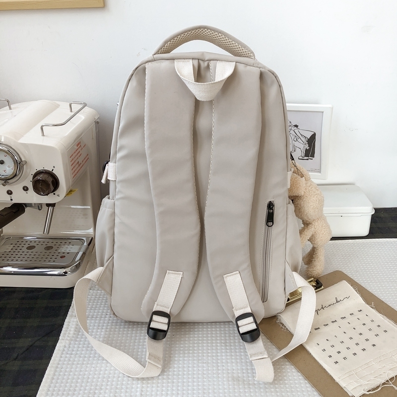 Waterproof Nylon Women Backpack Korean Japanese Fashion Female Students Schoolbag Multilayer Simple Sense Travel bag 220513