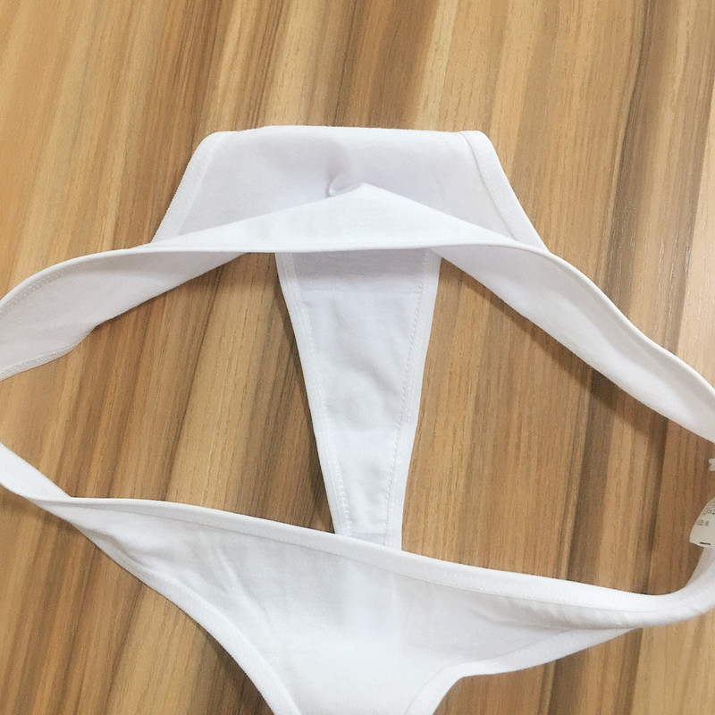 Plus Size Cotton Thongs For Women, 6-Pack Of Solid Color Underwear In XXL