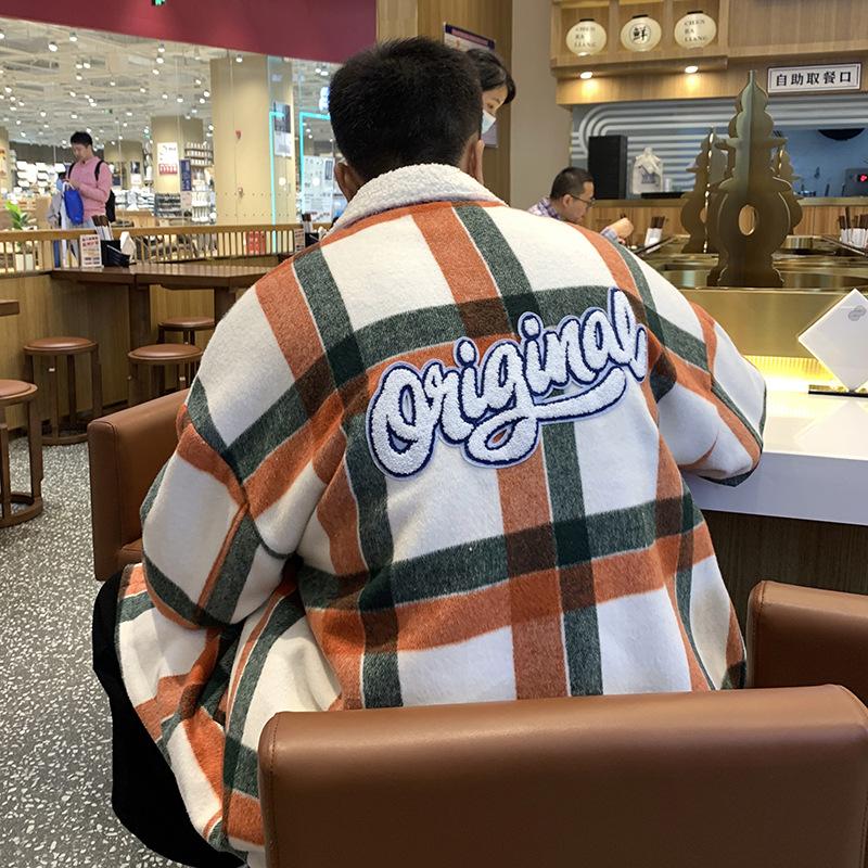 Men's Jackets 2022 Autumn And Winter Thick Cotton Coat Large Plaid Long Sleeved Lapel Jacket Loose Trend Clothing, Red
Men's Jackets 2022 Autumn And Winter Thick Cotton Coat Large Plaid Long Sleeved Lapel Jacket Loose Trend Clothing, Red
