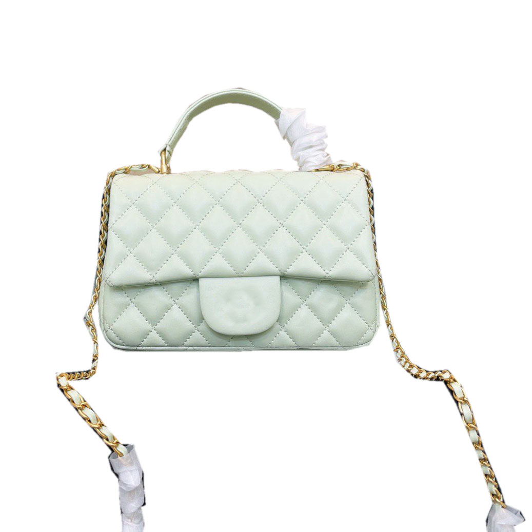 2022 Mini Hand Flap Designer Bag Pearlescent Leather Classic Quilted Plaid Premium Gold Hardware Braided Chain One Shoulder Messenger Bag Ladies Luxury Handbags, Box
2022 Mini Hand Flap Designer Bag Pearlescent Leather Classic Quilted Plaid Premium Gold Hardware Braided Chain One Shoulder Messenger Bag Ladies Luxury Handbags, Box