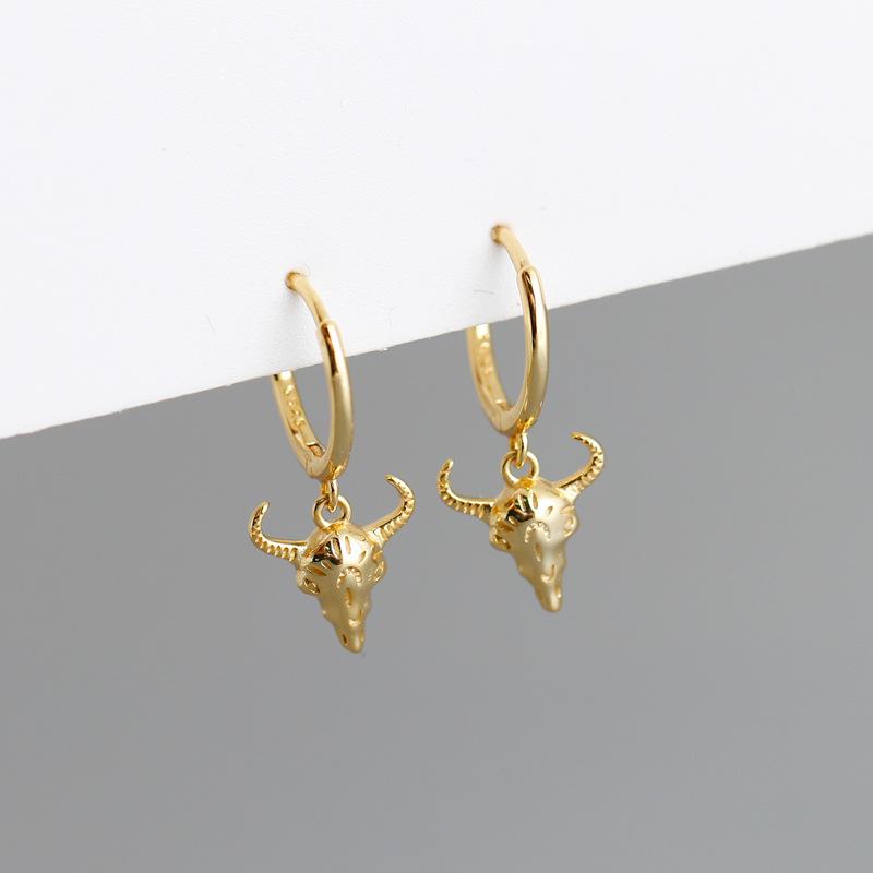 Hoop & Huggie INS Bull Head Pendant Earring For Women& Girls Years Christmas Gift Pendientes Colgantes Party Jewelry Accessories
Hoop & Huggie INS Bull Head Pendant Earring For Women& Girls Years Christmas Gift Pendientes Colgantes Party Jewelry Accessories