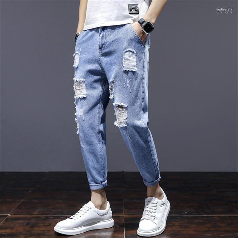 Men's Jeans Men Casual 2022 Korean Fashion Streetwear Male Bule Denim Washed Ripped Vaqueros De HombreMen's Bert22, Blue
Men's Jeans Men Casual 2022 Korean Fashion Streetwear Male Bule Denim Washed Ripped Vaqueros De HombreMen's Bert22, Blue