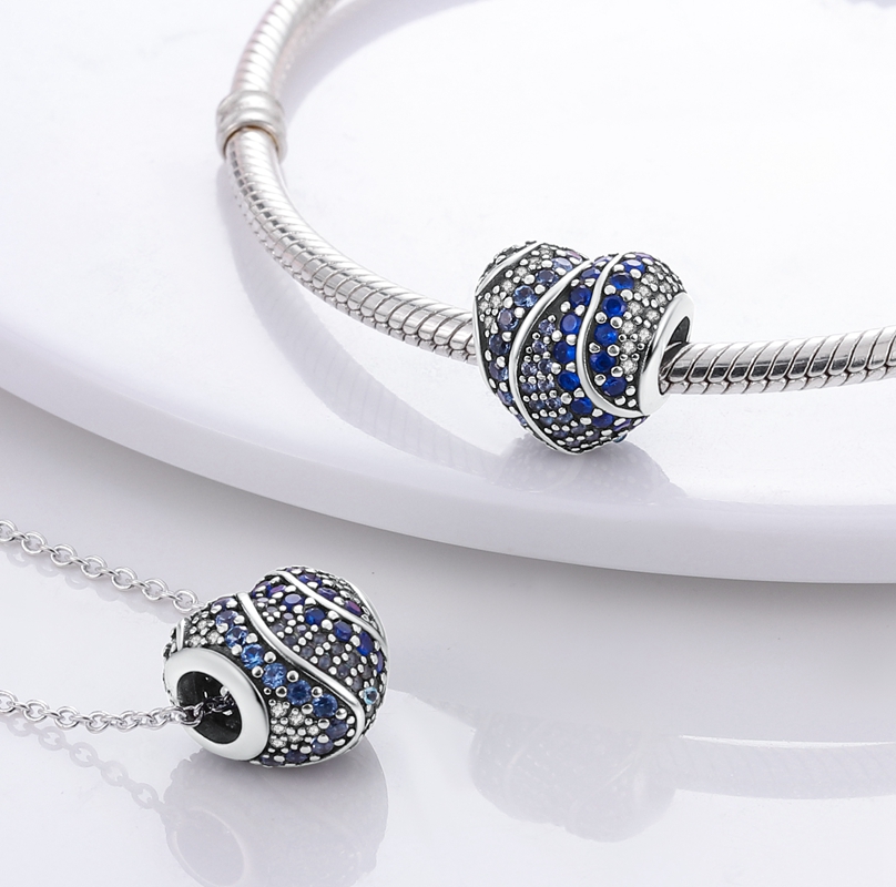 S925 siver beads charms for charm bracelets designer for women Diy Earth Heart Tree Star Family Fatima For Pendant Necklace Making