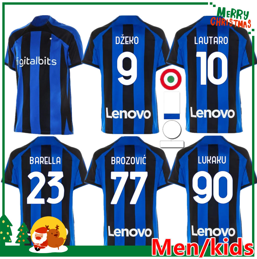 22 23 LUKAKU soccer jersey BARELLA VIDAL LAUTARO ERIKSEN ALEXIS INTERS DZEKO CORREA AWAY THIRD MILANS UNIFORMS TOPs football shirt 2022 2023 men kids kit, New 22/23 home
22 23 LUKAKU soccer jersey BARELLA VIDAL LAUTARO ERIKSEN ALEXIS INTERS DZEKO CORREA AWAY THIRD MILANS UNIFORMS TOPs football shirt 2022 2023 men kids kit, New 22/23 home