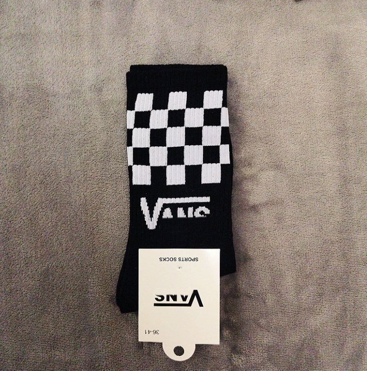 Chessboard Stockings Men's Socks Black White Checkers Women's Lovers' Sports Basketball