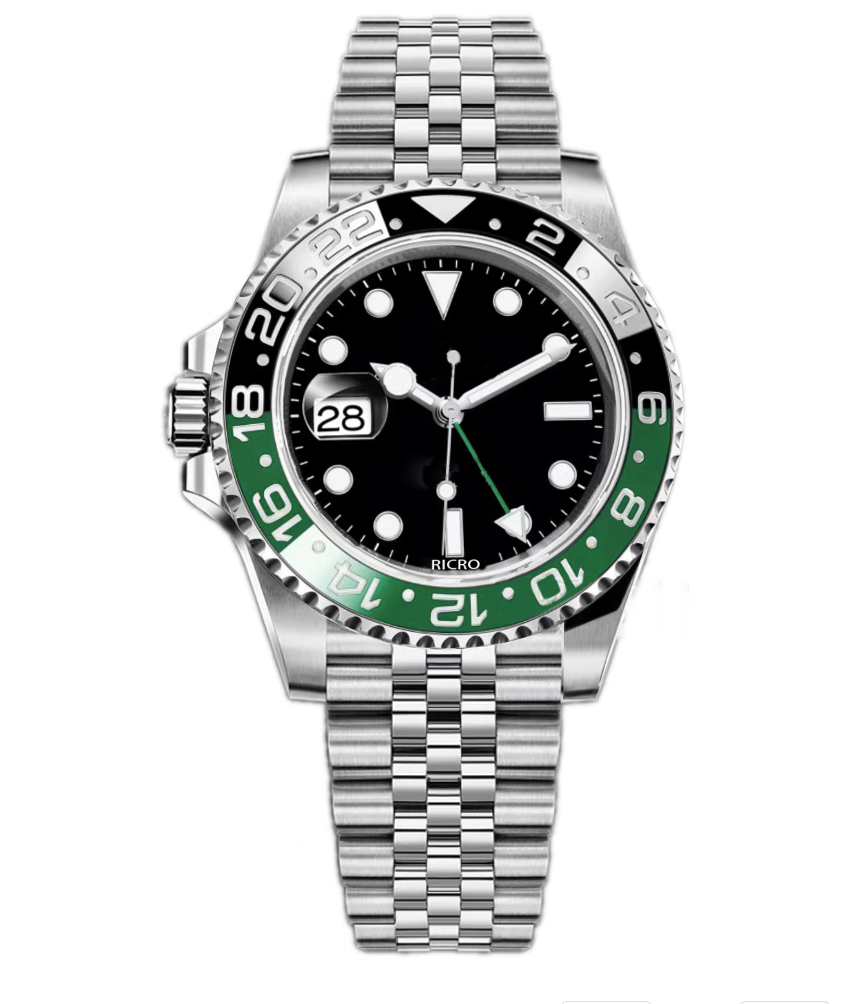 Wristwatch men's masters ceramic bezel sapphire glass stainless steel case mechanical automatic chain movement four needle timing Left to his head, Watches waterproof service
Wristwatch men's masters ceramic bezel sapphire glass stainless steel case mechanical automatic chain movement four needle timing Left to his head, Watches waterproof service