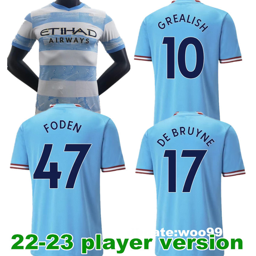 Player version HAALAND 22 23 Manchester soccer jersey GREALISH G. JESUS CITY STERLING FERRAN DE BRUYNE 2022 2023 KUN AGUERO MAHREZ FODEN RODRIGO football shirt men
Player version HAALAND 22 23 Manchester soccer jersey GREALISH G. JESUS CITY STERLING FERRAN DE BRUYNE 2022 2023 KUN AGUERO MAHREZ FODEN RODRIGO football shirt men