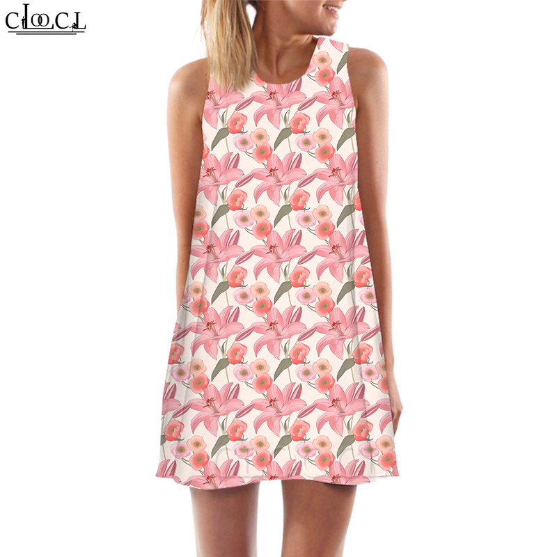 Women Tank Tops Pink Lily Graphics 3D Printed Loose Dress Sexy Mini Short Party Female Vest Sleeveless Dress 220616, Sleeveless dress-6
Women Tank Tops Pink Lily Graphics 3D Printed Loose Dress Sexy Mini Short Party Female Vest Sleeveless Dress 220616, Sleeveless dress-6