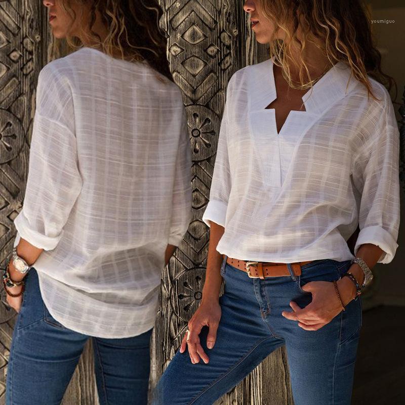 Women' Blouses & Shirts Shirt Women 2022 Autumn V Neck Long Sleeve Plaid Thin Tops Loose Casual Elegant OL Office Translucent White Blouse, 100036-black
Women' Blouses & Shirts Shirt Women 2022 Autumn V Neck Long Sleeve Plaid Thin Tops Loose Casual Elegant OL Office Translucent White Blouse, 100036-black
