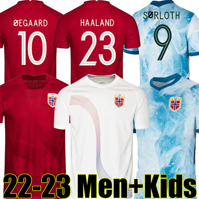 2022 2023 Haaland noruega Soccer Jerseys 22/23 home red away white SORLOTH ODEGAARD Berge King camisetas de futbol national team football shirt men kids kit uniform, 2022 home
2022 2023 Haaland noruega Soccer Jerseys 22/23 home red away white SORLOTH ODEGAARD Berge King camisetas de futbol national team football shirt men kids kit uniform, 2022 home