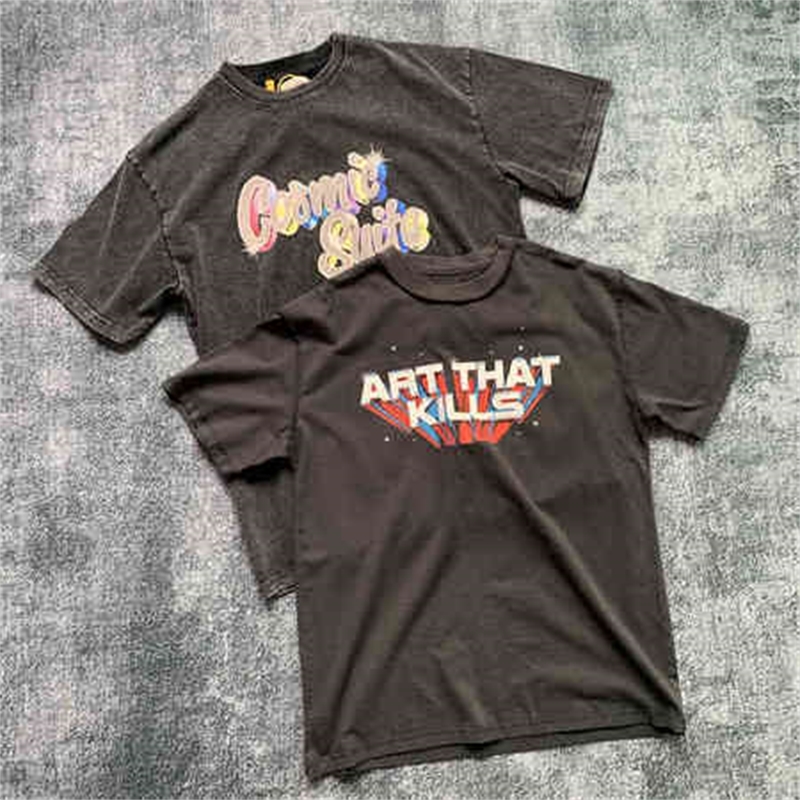 2022 T-shirt Rare species ins high version Galery dept GD used washed piece dyed loose short sleeve OS fashion, Figure 1
2022 T-shirt Rare species ins high version Galery dept GD used washed piece dyed loose short sleeve OS fashion, Figure 1