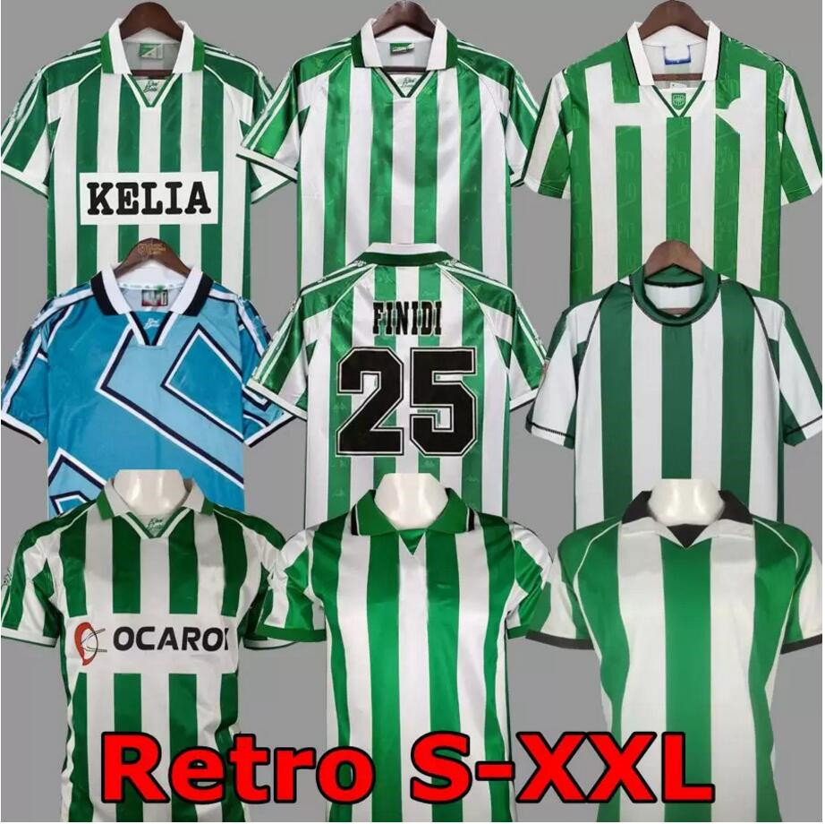 1976 1977 1993 1994 1995 1996 1997 1998 2002 2003 2004 soccer Jerseys Retro REAL 76 77 94 95 96 97 98 02 03 04 classic vintage football shirt ALFONSO BETIS JOAQUIN DENILSON
