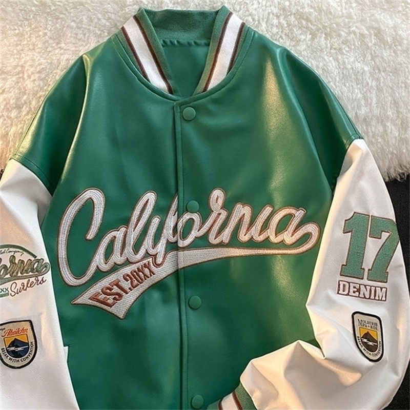 Womens Coats and Jackets High Street Hip Hop Baseball Uniforms Street Casual Coat Loose Stitching Jacket Tops Summer 220812, G436543
Womens Coats and Jackets High Street Hip Hop Baseball Uniforms Street Casual Coat Loose Stitching Jacket Tops Summer 220812, G436543