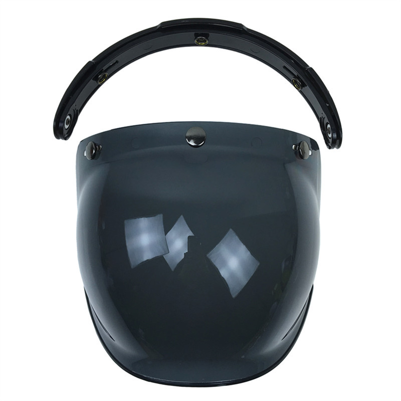 Open Motorcycle Helmet Visor With frame Casco Visor Lenses Capacete Bubble Shield Helmets Accessories