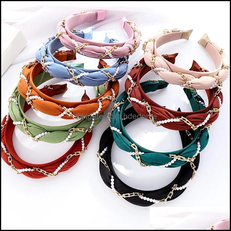 Headbands Hair Jewelry Pearl Winding Metal Chain Hairband For Women Fabric Head Wrap Hoop Braid Headband Gi Dhw0O
Headbands Hair Jewelry Pearl Winding Metal Chain Hairband For Women Fabric Head Wrap Hoop Braid Headband Gi Dhw0O