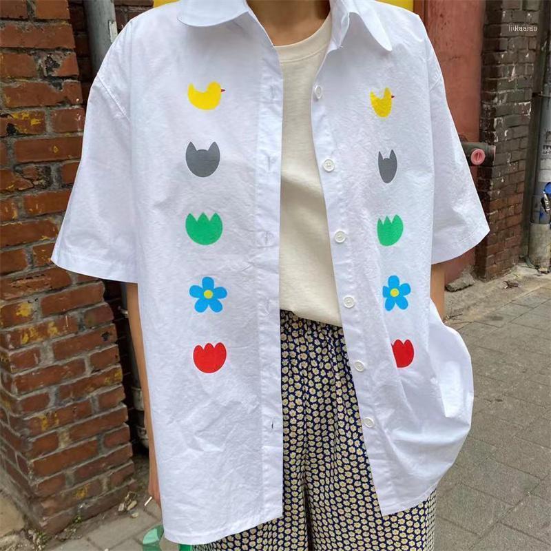 Women's Blouses & Shirts HziriP All Match Printing Cotton Loose-Fitting Outwear 2022 Femme Streetwear Office Lady Prom Chic Stylish Casual, White
Women's Blouses & Shirts HziriP All Match Printing Cotton Loose-Fitting Outwear 2022 Femme Streetwear Office Lady Prom Chic Stylish Casual, White
