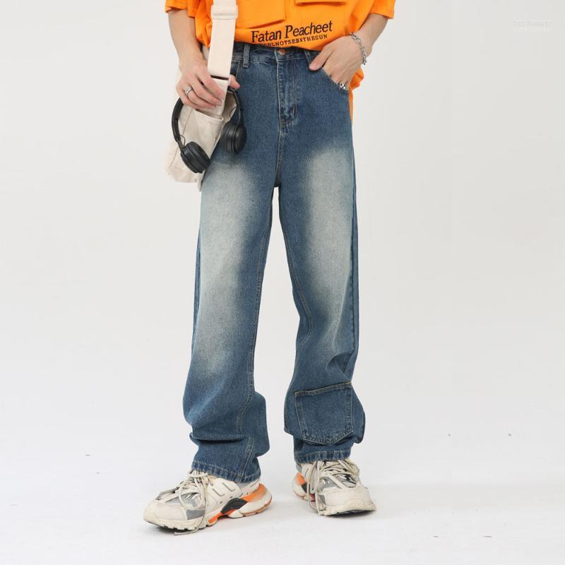 Men' Jeans Men Washed Vintage Hem Pocket Fashion Korean Streetwear Hip Hop Loose Straight Denim Trousers Male Baggy PantsMen' Bert22, 367
Men' Jeans Men Washed Vintage Hem Pocket Fashion Korean Streetwear Hip Hop Loose Straight Denim Trousers Male Baggy PantsMen' Bert22, 367