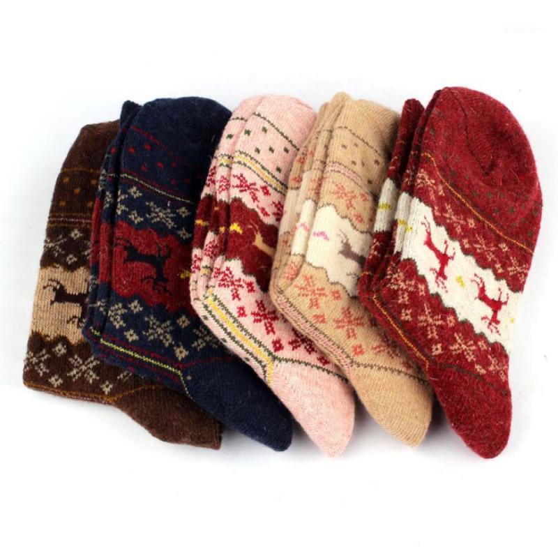 Wholesale- 2022 Christmas Snowflake Deer Design Womens Wool Socks Winter 5pair/lot Gift, Multi
Wholesale- 2022 Christmas Snowflake Deer Design Womens Wool Socks Winter 5pair/lot Gift, Multi