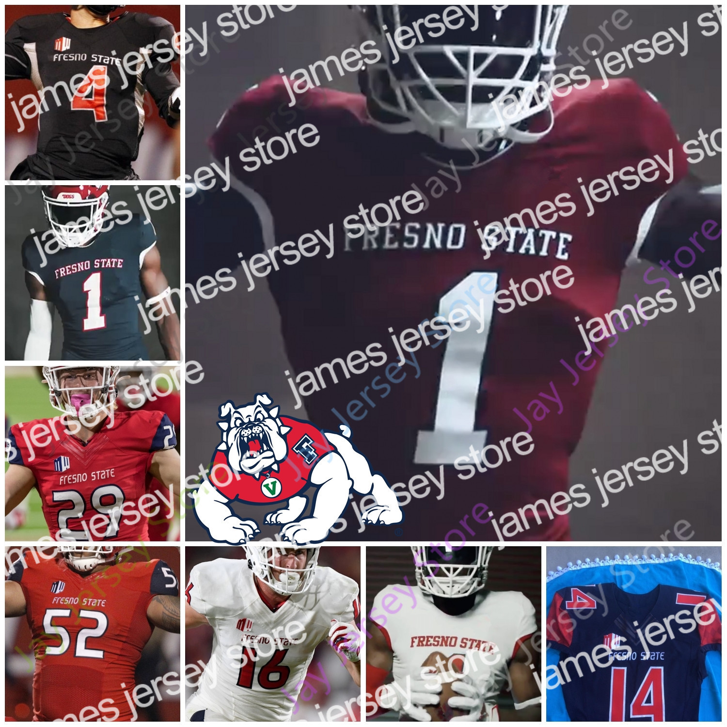 James 2020 Fresno State Football Jersey NCAA College Ronnie Rivers Keric Wheatfall Derek Carr Jake Haener Josh Kelly David Perales Kwami Jones, White i 2020
James 2020 Fresno State Football Jersey NCAA College Ronnie Rivers Keric Wheatfall Derek Carr Jake Haener Josh Kelly David Perales Kwami Jones, White i 2020