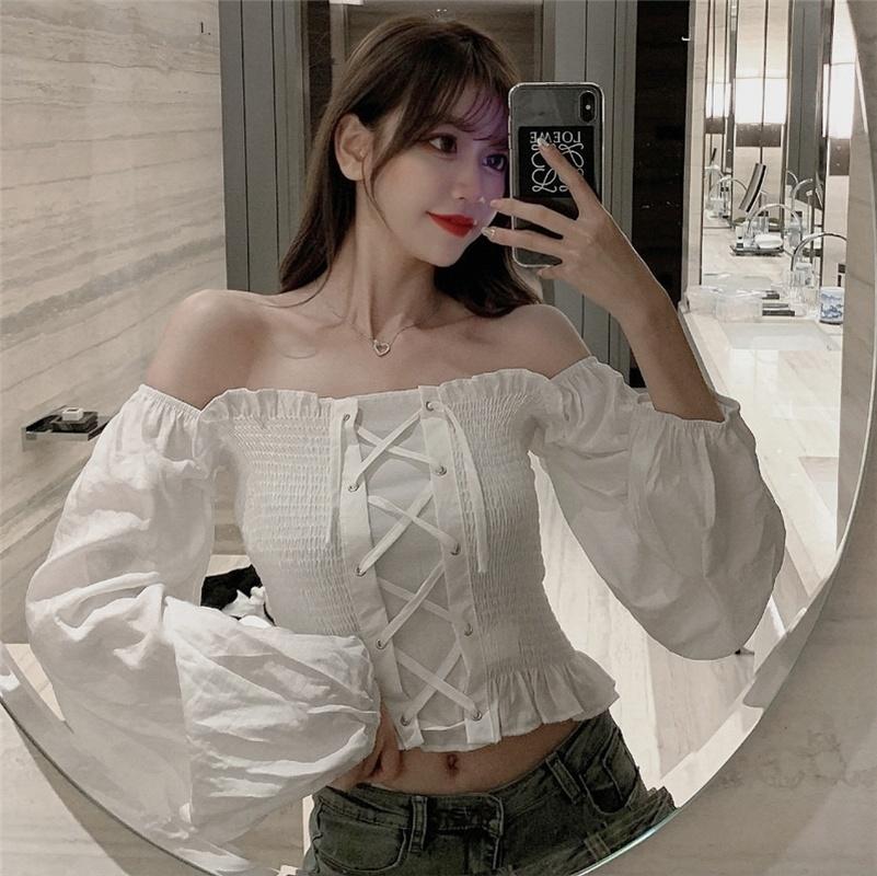 Women's Blouses & Shirts Early Spring 2022 Korean Version Of Retro Sweet Foreign Style Shirt Solid Cotton Sexy Off Shoulder Waist Bubble Sle, Black
Women's Blouses & Shirts Early Spring 2022 Korean Version Of Retro Sweet Foreign Style Shirt Solid Cotton Sexy Off Shoulder Waist Bubble Sle, Black