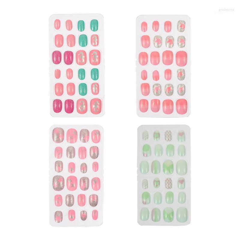 False Nails 96Pcs Girls Press On Nail Fake Artificial Children Full Cover Prud22, As shown
False Nails 96Pcs Girls Press On Nail Fake Artificial Children Full Cover Prud22, As shown