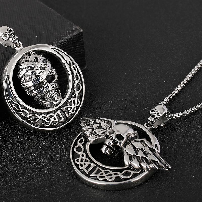 Pendant Necklaces Punk Skull Necklace For Men With 60CM Long Chain Gothic Stainless Steel Jewelry Gifts Suppliers Wholesale DropPendant
Pendant Necklaces Punk Skull Necklace For Men With 60CM Long Chain Gothic Stainless Steel Jewelry Gifts Suppliers Wholesale DropPendant