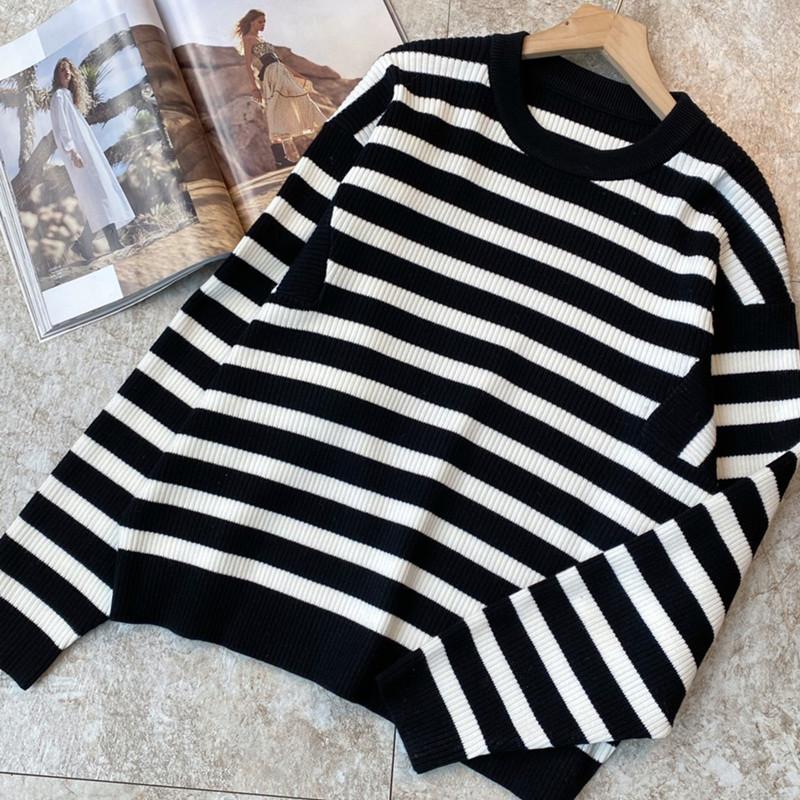 Women's Sweaters 2022 Winter Striped Thick Elegant Female Sweater High Quality Women Fashion Casual Loose Ladies A240, Black
Women's Sweaters 2022 Winter Striped Thick Elegant Female Sweater High Quality Women Fashion Casual Loose Ladies A240, Black