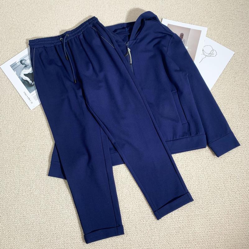 Women's Two Piece Pants Shiny Decorative Knitted Suit 2022 Spring European And American Light Luxury Fashion Commuting Two-piece Women's, Dark blue
Women's Two Piece Pants Shiny Decorative Knitted Suit 2022 Spring European And American Light Luxury Fashion Commuting Two-piece Women's, Dark blue