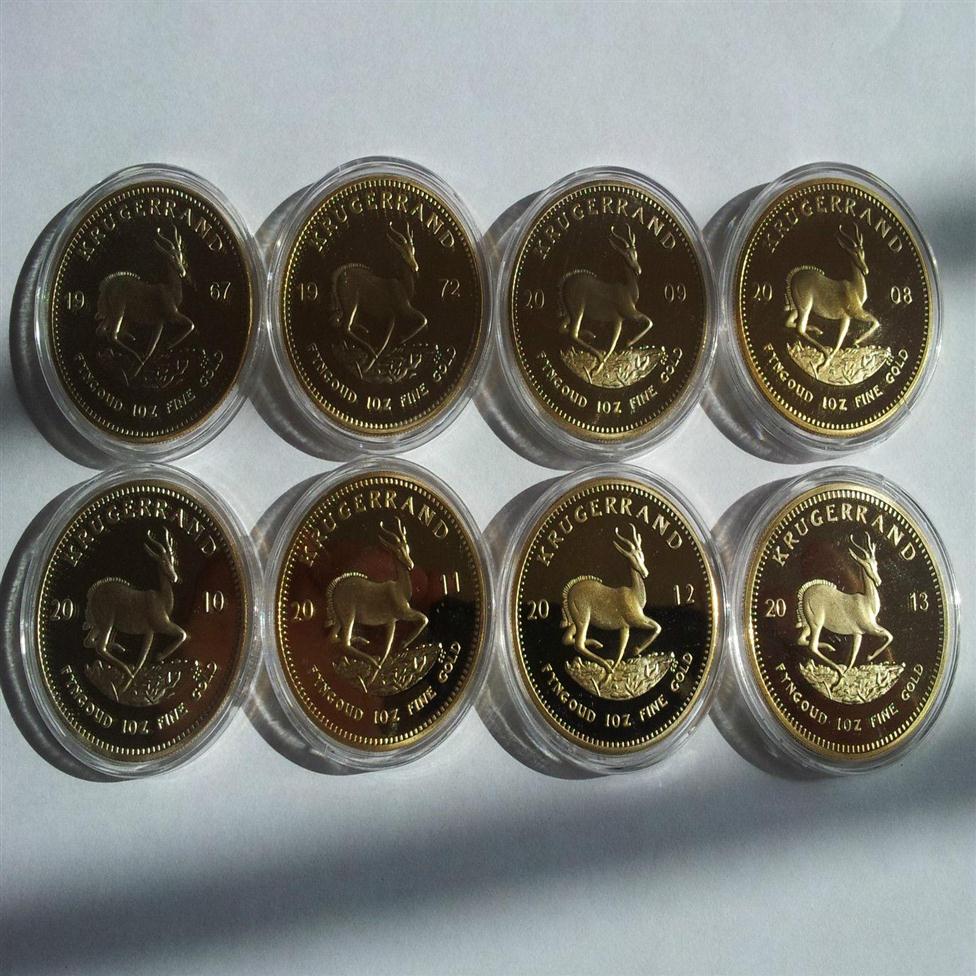 1pcs lot 1967-2016 South Africa Krugerrand Coin gift 1oz Plated 24K Gold Gift Metal Arts And Crafts265Q
1pcs lot 1967-2016 South Africa Krugerrand Coin gift 1oz Plated 24K Gold Gift Metal Arts And Crafts265Q