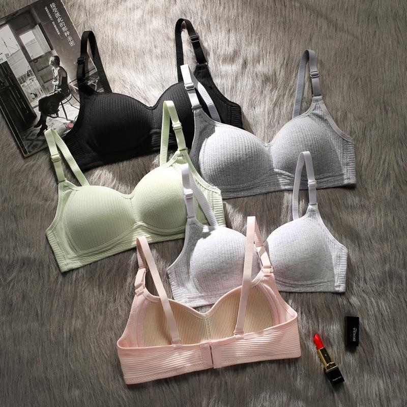 Bras Women Seamless Bra Push Up Underwear Cotton Comfortable Girls Intimate Bralette Solid Soft Adjusted Sexy Knitted Brassiere, Black
Bras Women Seamless Bra Push Up Underwear Cotton Comfortable Girls Intimate Bralette Solid Soft Adjusted Sexy Knitted Brassiere, Black