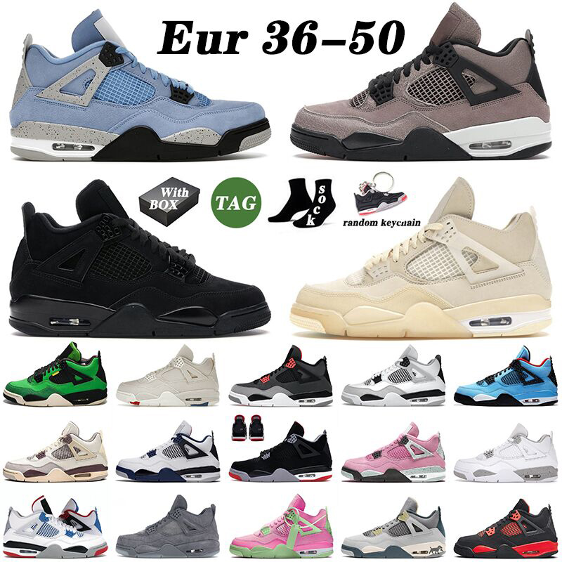 With Box 2022 Top Jumpman 4 4s IV Basketball Shoes University Blue Taupe Haze Black Cat Off Sail White Oreo Jorda Jordens Men Women Trainers Sneakers 36-50, B6 canyon purple 40-47
With Box 2022 Top Jumpman 4 4s IV Basketball Shoes University Blue Taupe Haze Black Cat Off Sail White Oreo Jorda Jordens Men Women Trainers Sneakers 36-50, B6 canyon purple 40-47
