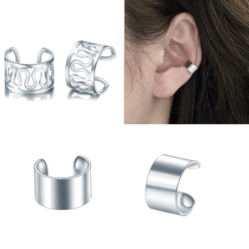 Clip-on & Screw Back Fashion Steel Color Adjustable Opening Ear Cuffs Clip Earrings For Women Climbers No Piercing Fake Cartilage Earring Ac
Clip-on & Screw Back Fashion Steel Color Adjustable Opening Ear Cuffs Clip Earrings For Women Climbers No Piercing Fake Cartilage Earring Ac