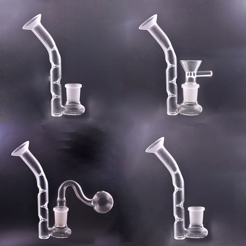 Wholesale 14mm female joint glass hookah mouthpiece arc adapter with concave hole J hook water gun bong smoking pipe
Wholesale 14mm female joint glass hookah mouthpiece arc adapter with concave hole J hook water gun bong smoking pipe