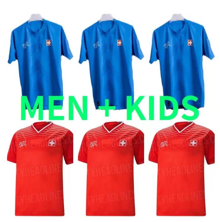 Men kids kit 2022 2023 Switzerland Soccer Jersey 22/23 Akanji Zakaria Rodriguez Elvedi Maillots de football Shirt children national team uniforms
Men kids kit 2022 2023 Switzerland Soccer Jersey 22/23 Akanji Zakaria Rodriguez Elvedi Maillots de football Shirt children national team uniforms