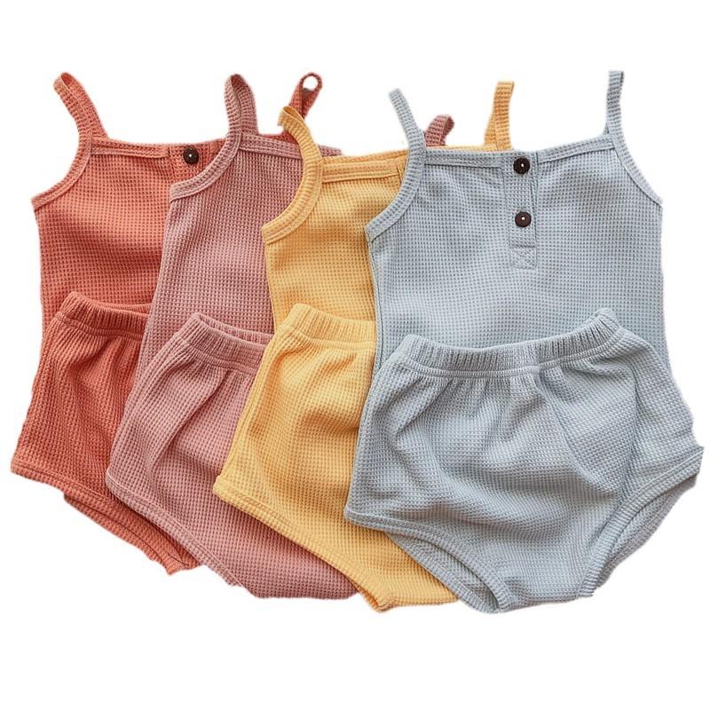 Clothing Sets Born Baby Suit Summer Camisole Vest Triangle Shorts Infant Girls Fashion Home Clothes Casual Set OutfitsClothing, Yellow
Clothing Sets Born Baby Suit Summer Camisole Vest Triangle Shorts Infant Girls Fashion Home Clothes Casual Set OutfitsClothing, Yellow