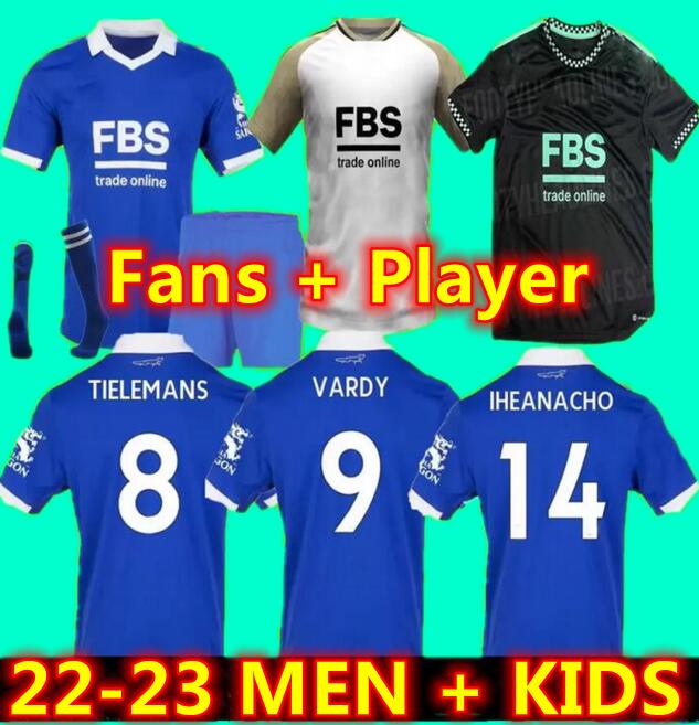 22/23 Leicester VARDY City Soccer Jerseys MADDISON IHEANACHO 2022 2023 CAMISETA BARNES TIELEMANS AYOZE DAKA LOOKMAN Men Kids Kits sock football shirt Player version, 22-23 home kit+socks
22/23 Leicester VARDY City Soccer Jerseys MADDISON IHEANACHO 2022 2023 CAMISETA BARNES TIELEMANS AYOZE DAKA LOOKMAN Men Kids Kits sock football shirt Player version, 22-23 home kit+socks