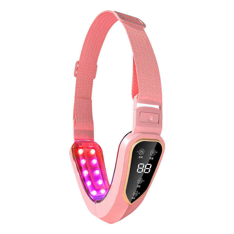 NXY Face Care Device Hskou Facial Lifting Led Photon Therapy Slimming Vibration Massager Double Chin v Shaped Cheek Lift 0530