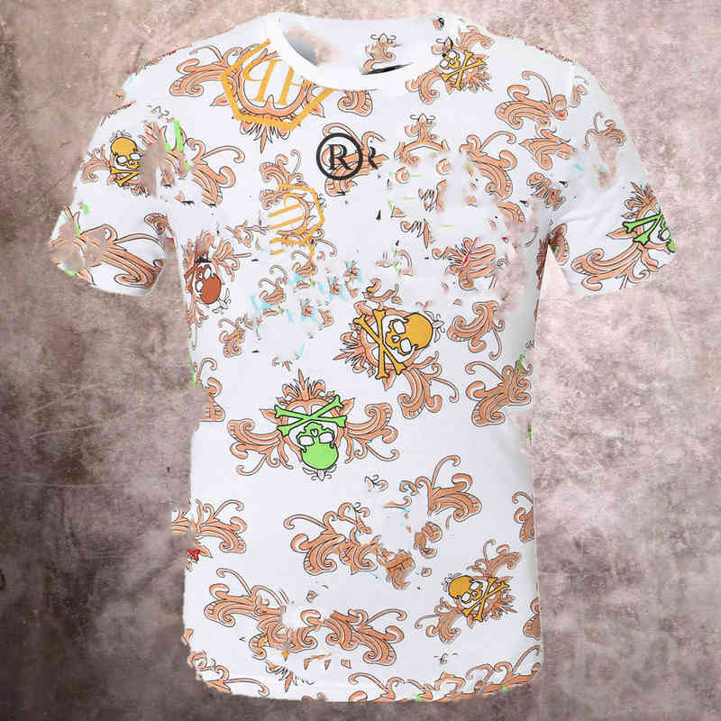 2022 European and American short sve t-shirt men's personalized fashion Design pp and color skull trim body hot diamond letter printing summer Fine Cotton Top men's, White
2022 European and American short sve t-shirt men's personalized fashion Design pp and color skull trim body hot diamond letter printing summer Fine Cotton Top men's, White