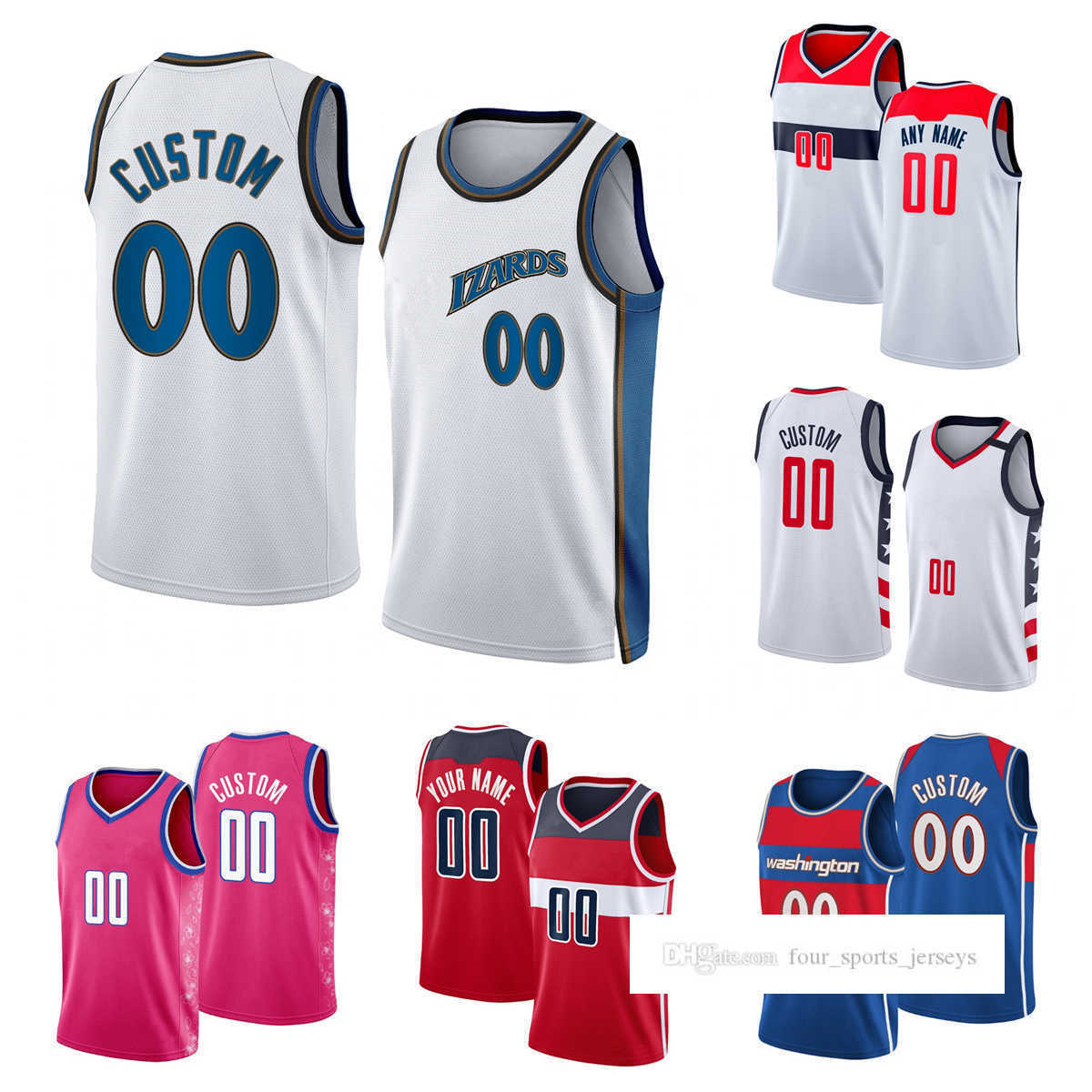 Custom Printed 2023 Washington''Wizards''New Basketball Jerseys Kristaps Porzingis Will Barton Kyle Kuzma Monte Morris Rui Hachimura Deni 
Custom Printed 2023 Washington''Wizards''New Basketball Jerseys Kristaps Porzingis Will Barton Kyle Kuzma Monte Morris Rui Hachimura Deni