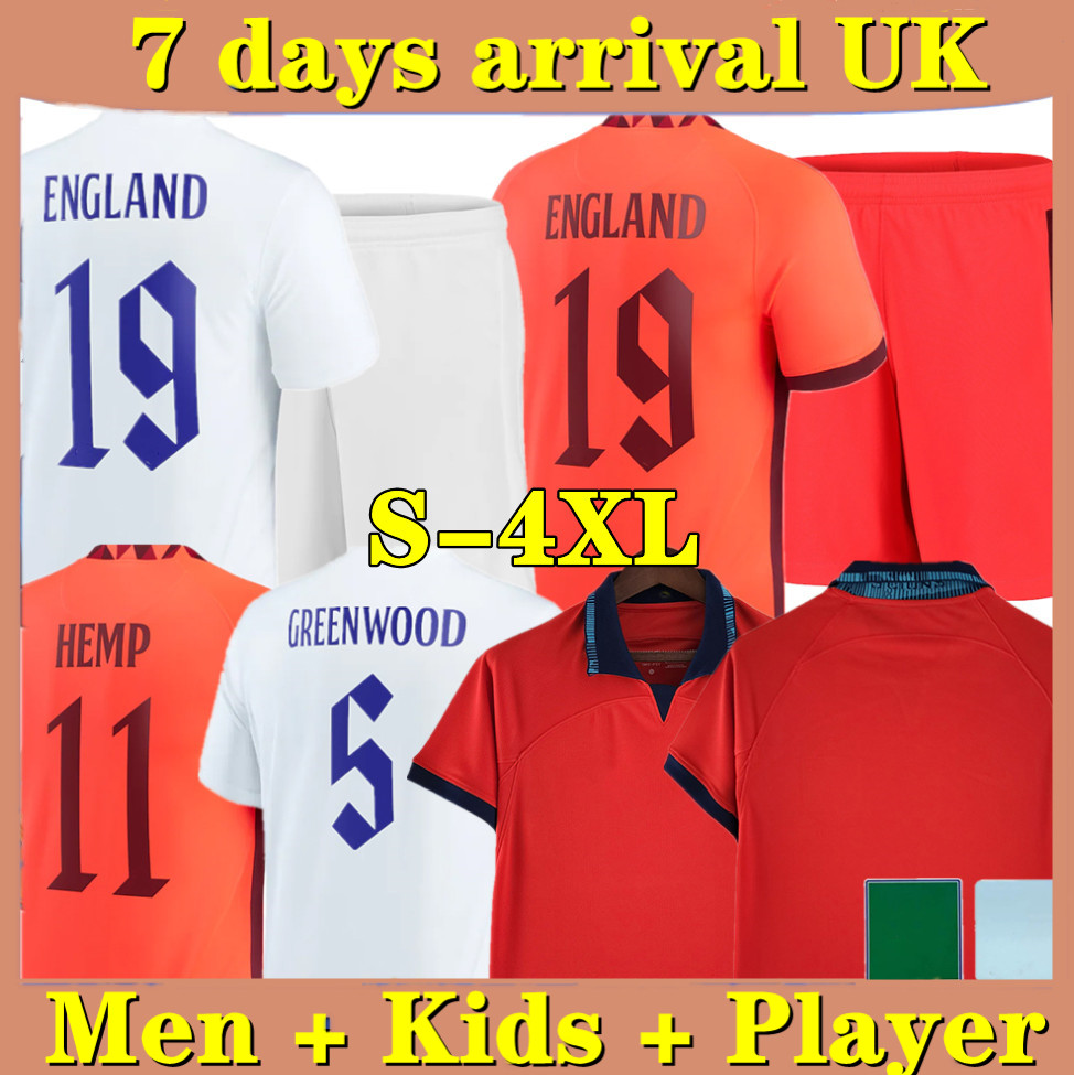 S-4XL KANE soccer jerseys STERLING RASHFORD GREALISH MOUNT SANCHO ENGLANDS SAKA 22/23 national football top soccer shirt men kids kit sets uniform, 22/23 home 
S-4XL KANE soccer jerseys STERLING RASHFORD GREALISH MOUNT SANCHO ENGLANDS SAKA 22/23 national football top soccer shirt men kids kit sets uniform, 22/23 home