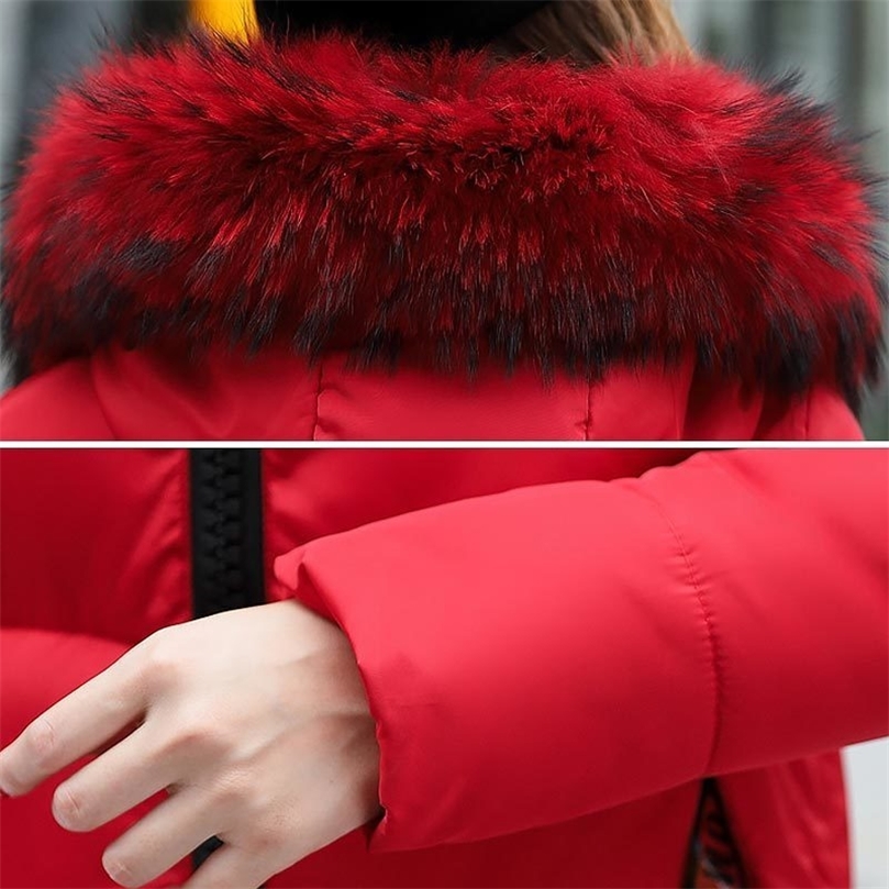 Women jacket parkas fashion solid zipper winter female jacket coat plus size warm cotton winter basic jacket women parkas 201125