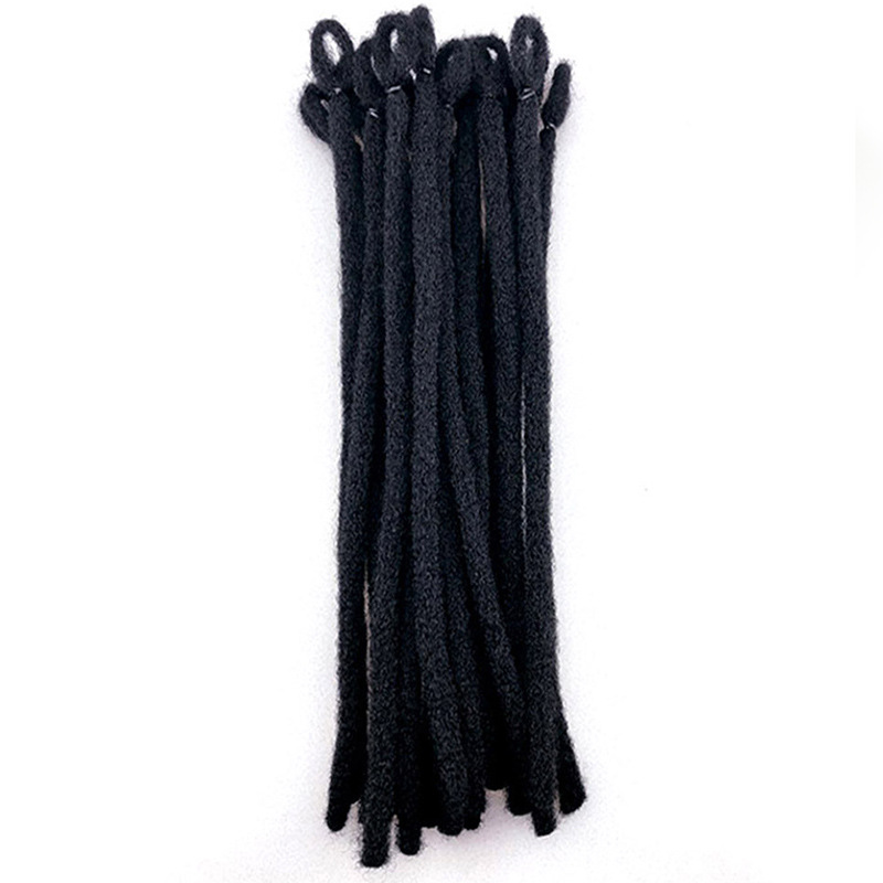 Male Dreadlocks Synthetic Hair Extensions Wig Braid Hip-Hop Men Short Dreadlock Handmade Soft