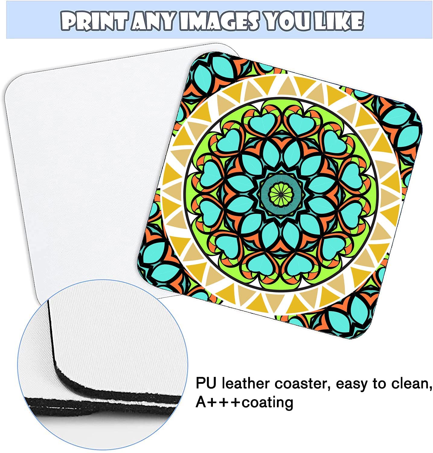 Set of White Sublimation Blank Coffee Mugs 11oz Tea Chocolate Ceramic Cups- DIY Sublimation Blanks Products Bulk