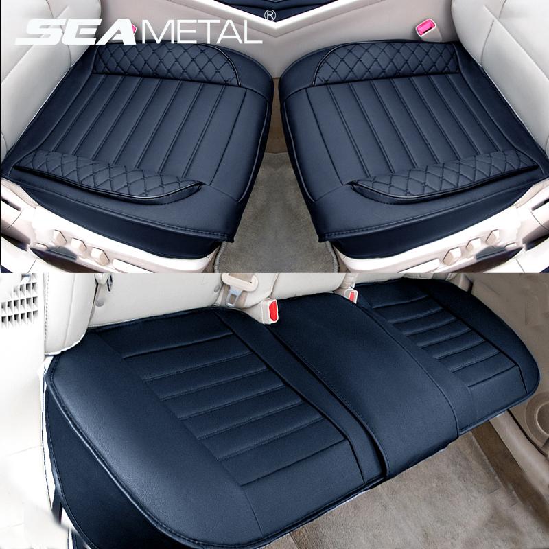 Car Seat Covers Front Rear Cushion Cover PU Leather Non Slide Chair Protector Mat Breathable Four Seasons Universal
Car Seat Covers Front Rear Cushion Cover PU Leather Non Slide Chair Protector Mat Breathable Four Seasons Universal