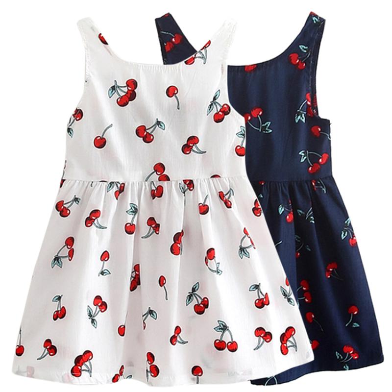 Girl's Dresses Girls Summer Kids Cotton O-neck Short Sleeeve Cherry Print Bow Decor Backless A-line Princess Cute Child Clothes, 02
Girl's Dresses Girls Summer Kids Cotton O-neck Short Sleeeve Cherry Print Bow Decor Backless A-line Princess Cute Child Clothes, 02